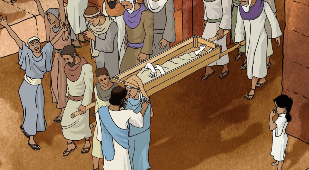 청년아 일어나라 | 누가복음 7장- 유초등부 공과 스케치