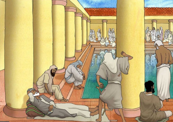 베데스다의 병자 | 요한복음 5.1-18 – 유초등부 공과 스케치