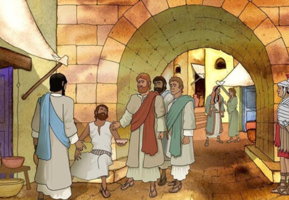 장님으로 태어난 사람 | 요한복음 9장 – 유초등부 공과 스케치