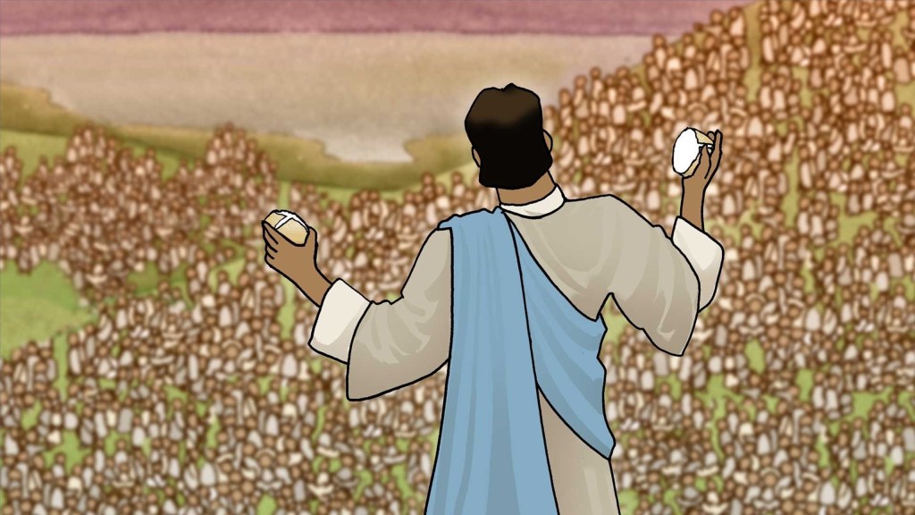 5천명을 먹이신 예수님 | 요한복음 6:1-15 – 유초등부 공과 스케치