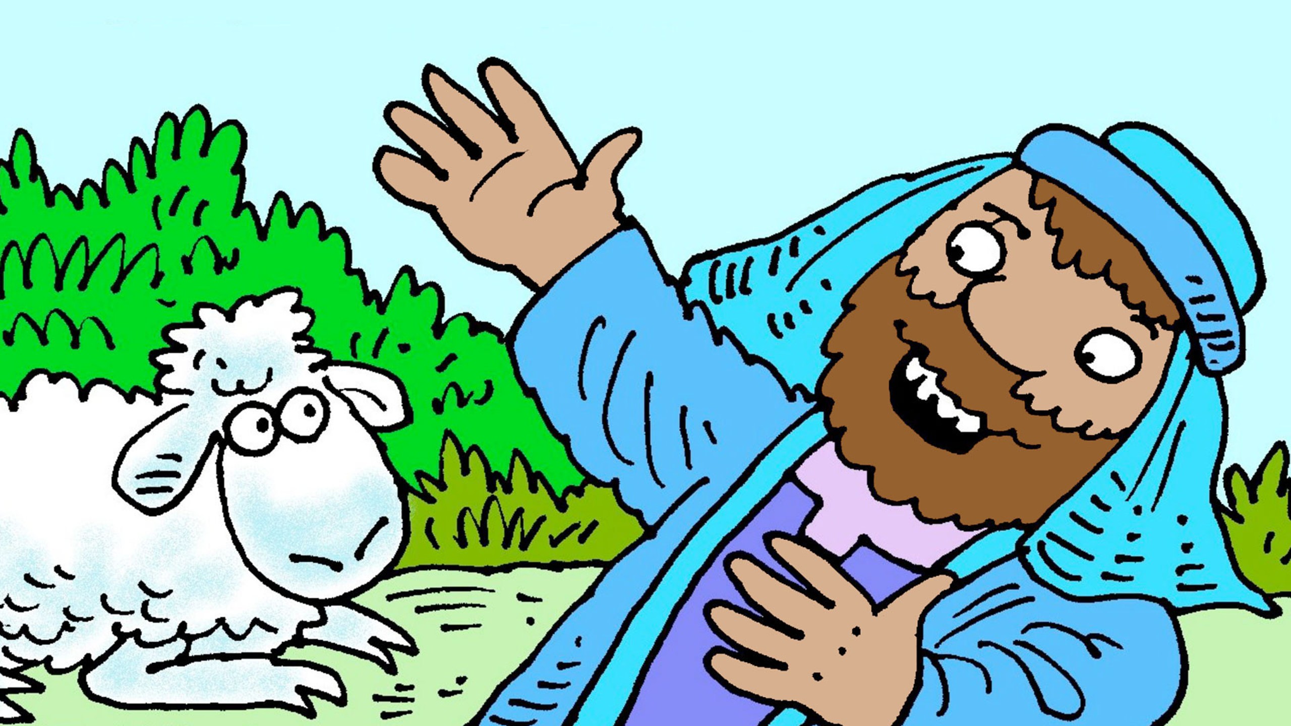 잃어버린 양 | 누가복음 15:1-7 유초등부 공과 스케치